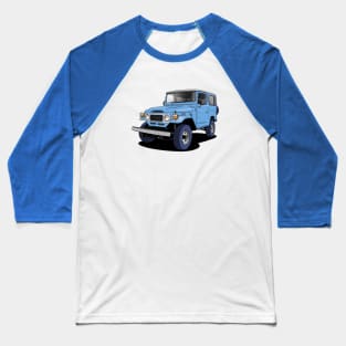 Toyota Land Cruiser FJ40 truck in blue Baseball T-Shirt